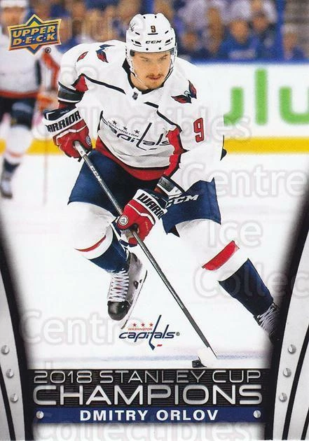 2018 Stanley Cup Champions Washington Capitals #9 Dmitry Orlov - Image 1 of 1