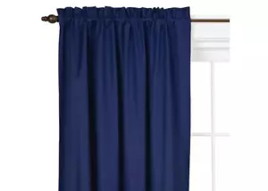 Eclipse Braxton Thermaback Room Darkening Single panel Blue 42" x 63" Unused - Picture 1 of 3