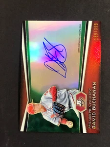 2012 Bowman Platinum David Buchanan signierte Autogramm-Baseballkarte #AP-DBU - Bild 1 von 2