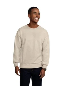 mens Eversoft Fleece Sweatshirts & Hoodies Shirt Sweatshirt - Khaki Heather X... - Picture 1 of 6