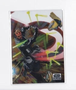 TOPPS CHROME STAR WARS GALAXY "A MENANCE NAMED MAUL" KARTE - VERSANDKOSTENFREI - Bild 1 von 22