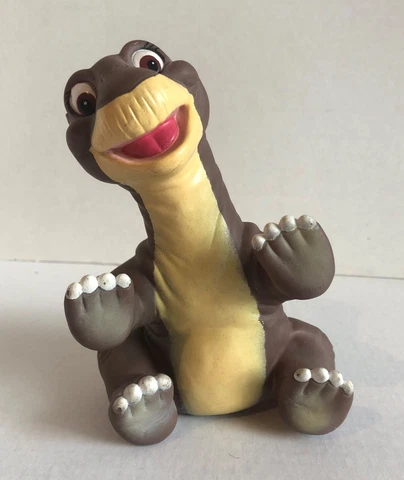 Land Before Time Hand Puppet Littlefoot Dinosaur Pizza Hut Vintage 1988 Rubber Cover