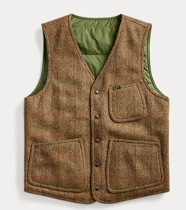 トップス RRL WILD DEERBLANKET VEST MADE IN USA RRL Vests for Men for Sale - Shop New & Used - eBay RRL WILD