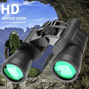 Superior Definition Telescope 180X100 Binoculars Outdoor Waterproof Hunting+Case - Picture 1 of 24