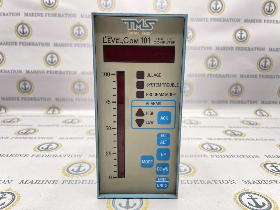 TMS LevelCom 101 Liquid Level Computer BarGraph Display Ship Tank Gauging System - Image 1 of 4