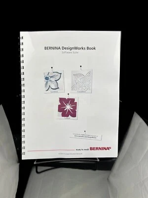 Bernina Design Works Software Suite Pintura Cristal Corte Instrucciones de Trabajo Guía Foto 1 de 4