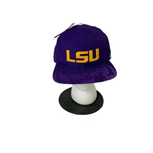 Nike LSU Tigers Purple Crew Adjustable Snap Back Cap Slouch Hat NWT - Picture 1 of 7