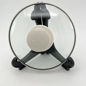 RIVAL Crock Pot Glass Lid White Handle 3215 SCR151 6 3/16” 1.5 Quart 2 Quart - Picture 1 of 7