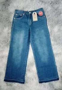 LEVI'S JEAN CROPPED JAMBES LARGES GRANDES FILLES taille 16 - Photo 1/5