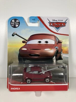 Disney Pixar Cars Metal Andrea nuovo e sigillato Mattel 3+ - Immagine 1 di 2