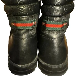 Gucci Men's Size US13.5 295321 Guccissima Lace Up Boots - Picture 1 of 16