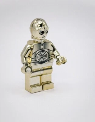 Lego Chrome Gold Star Wars C-3PO SW 30th Anniversary Edition New!! - Image 1 of 4