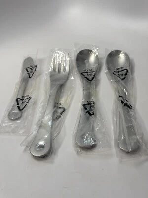 Robert Welch PENDULUM Stainless Frosted Satin Dot China Flatware Hostess Set - Image 1 of 4