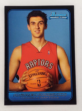 2006-07 Bowman Basketball Andrea Bargnani RC #156 Toronto Raptors NBA
