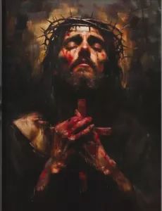 Decoración de pared católica con estampado de corona de espinas de Jesús 8 x 10 - Imagen 1 de 1