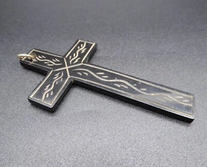 Antikes viktorianisches Vulkanit Kreuz - Bild 1 von 14