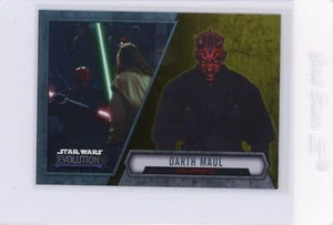 LOT 2016 Topps Star Wars Evolution Gold Darth Maul /50 2 Cards - Picture 1 of 4