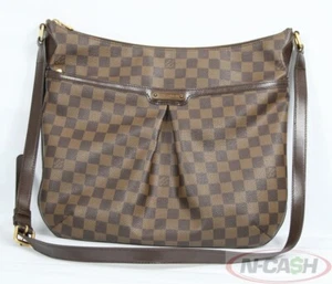 BIDSALEONLY! AUTHENTIC LOUIS VUITTON LV Bloomsbury Damier Ebene Canvas GM Bag - Picture 1 of 24