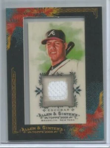 2009 Topps Allen & Ginter's   #AGR-YE   Yunel Escobar   Game Used Card   - Picture 1 of 2