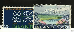 Iceland #392 MH, 438 used - Picture 1 of 1