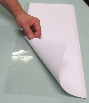 25 pack 9"x21" Brodart Just-a-Fold III Archival Book Jacket Covers - super clear