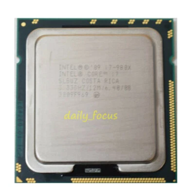 Intel Xeon i7-980X-3,33GHz i7-990X-3,46GHz LGA1366 CPU Prozessor - Bild 1 von 2