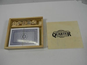 Fairbanks Morse Quarter Century Club Playing Cards and Dice - % 5 12A - Picture 1 of 4