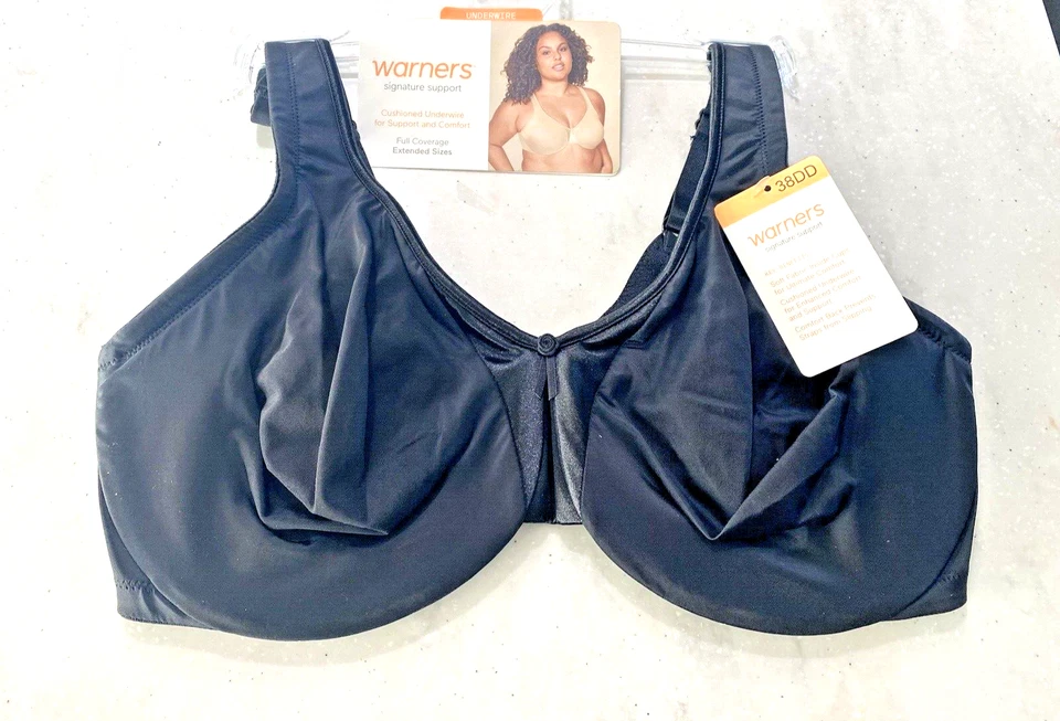 Warners SIGNATURE SUPPORT BRA cushioned underwire stretch 35002A BRAND NEW - Image 1 of 4