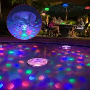 Underwater LED Floating Disco Light Glow Show Swimming Pool Hot Tub Spa Lamp AL - Picture 1 of 12