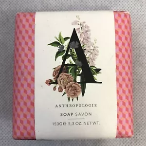 Anthropologie Garden Stories frisch geschnittener Bouquet Monogramm Seife Buchstabe A neu - Bild 1 von 12