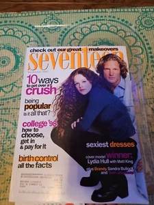 Seventeen Magazine November 1997 Lydia Hull ~Matt King~Sandra Bullock~Brandy - Picture 1 of 6