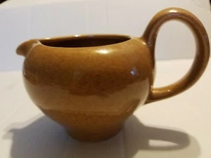 Iroquois Russel Wright caramel brown CASUAL Creamer J0319 - Picture 1 of 5