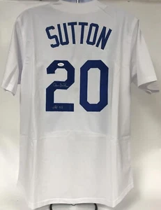 Don Sutton Signed Autographed "HOF 98" Los Angeles Size XL White Jersey: JSA COA - Picture 1 of 3