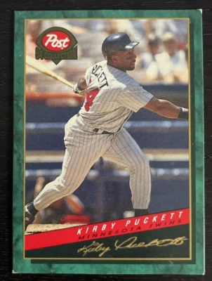 1994 Post Cereal - Kirby Puckett - Minnesota Twins -#4 - Image 1 of 2