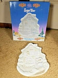Plato de galletas de porcelana Precious Moments Sugar Town "Sweet Cookie Shop" 150975 - Imagen 1 de 6
