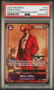 PSA 10 ST04-010 Who's.Who ONE PIECE CHAMPIONSHIP 2023 CELEBRATION PACK - Picture 1 of 2