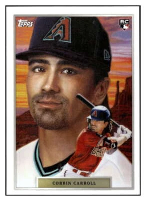 CORBIN CARROLL RC 2023 Topps Game Within the Game ROOKIE #4 Diamondback ID:70820 - Image 1 of 2