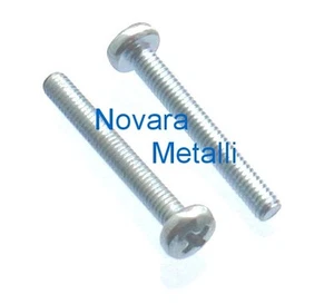 20 Viti Testa cilindrica impronta croce pollici INOX A2 6-32x1/2" UNC vis pouces - Imagen 1 de 1