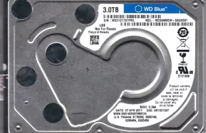 WD30NMZW-59GX6S1 s/n: WX21D1 APR 2017 Malaysia 3TB USB 3.0 2.5" HDD 5320 - Picture 1 of 2