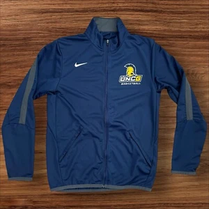UNCG Spartan Nike Basketball Men’s Small Full Zip Jacket Swoosh Long Sleeve - Picture 1 of 10