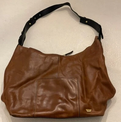 Bolso de Hombro Joy Gryson IiiBeCa Tracy Hobo Cuero Envejecido Óxido Camel Foto 1 de 4