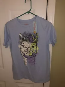 NWT Cat & Jack Girl’s Llama T -shirt Size XL (16) - Picture 1 of 7