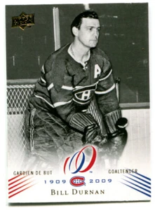 2008-09 UD Montreal Canadiens Centennial Bill Durnan Card #9 - Picture 1 of 1