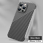 Shockproof Frameless Carbon Fiber Case For iPhone 13 Pro Max 12 11 Pro Max Cover