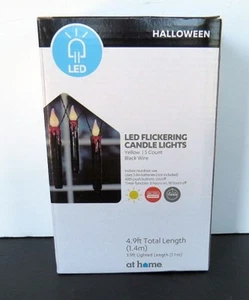 at Home 7” Flickering Halloween Candles, LED String Lighting - Picture 1 of 20