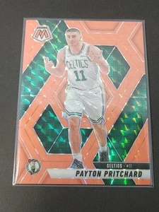 Payton Pritchard 2024-25 Mosaico Rosa Fluorescente 55/75 Celtics - Imagen 1 de 3