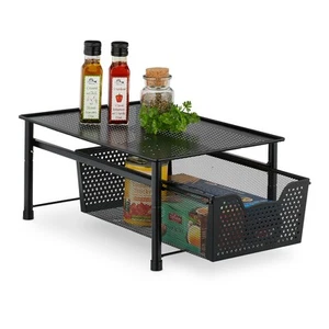 Drawer shelf Kitchen Storage Rack stackable non-slip drawer organiser 5 kg - Picture 1 of 11