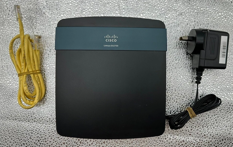 Router Linksys EA2700 Doble Banda N600 WiFi Base 300Mbps Cisco In GC 5845 Foto 1 de 4