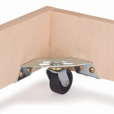 WOODRIVER Corner Caster Set of 4 Holds 290 lbs - Image 1 of 2