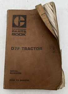 CATERPILLAR D7F TRAKTOR TEILEBUCH SERIENNUMMER 94N1 BIS 94N5191 - Bild 1 von 9